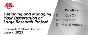 Designing and Managing Your Dissertation or Large Research Project