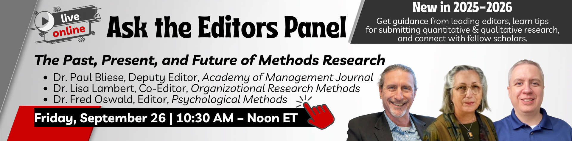 Ask the Editors September 26 Event