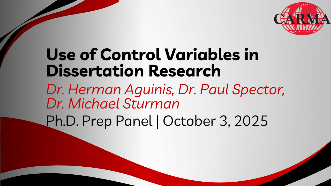 Ph.D. Prep October Event