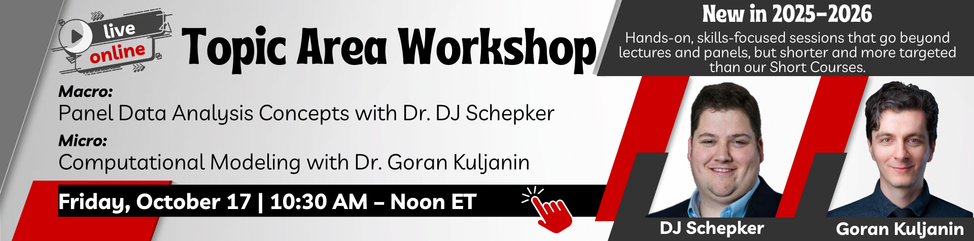 Topic Area Workshop on Macro & Micro