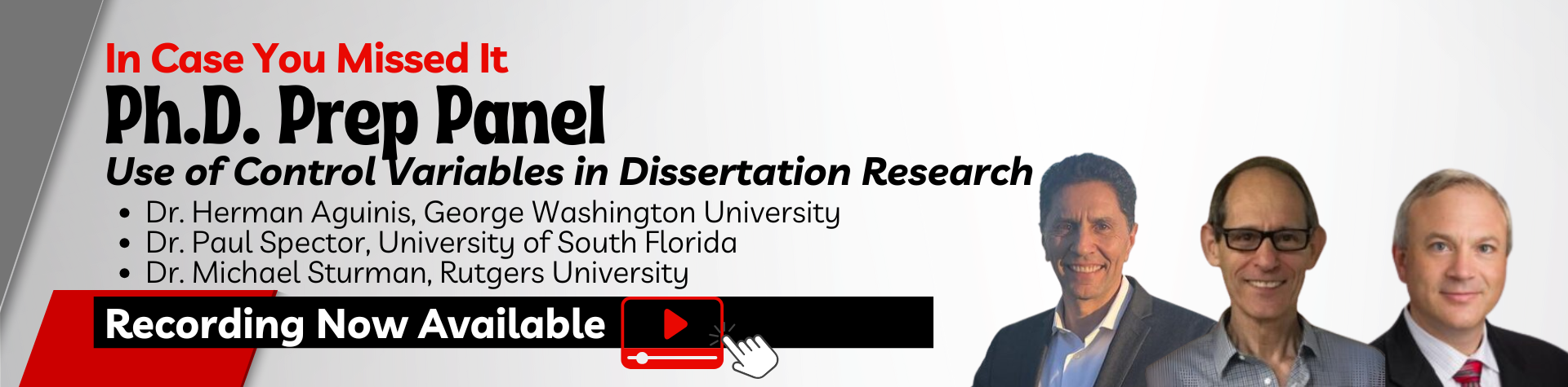 PhD Prep Panel - October 2025