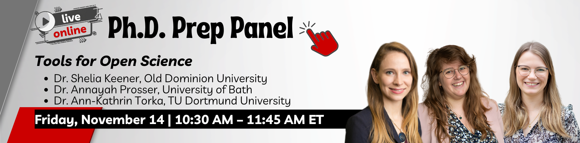 November 2025 PhD Prep Panel