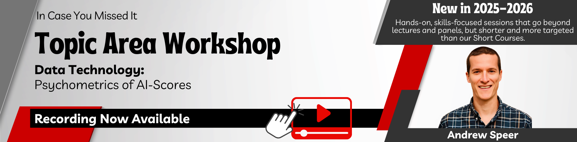 Topic Area Workshop - Andrew Speers