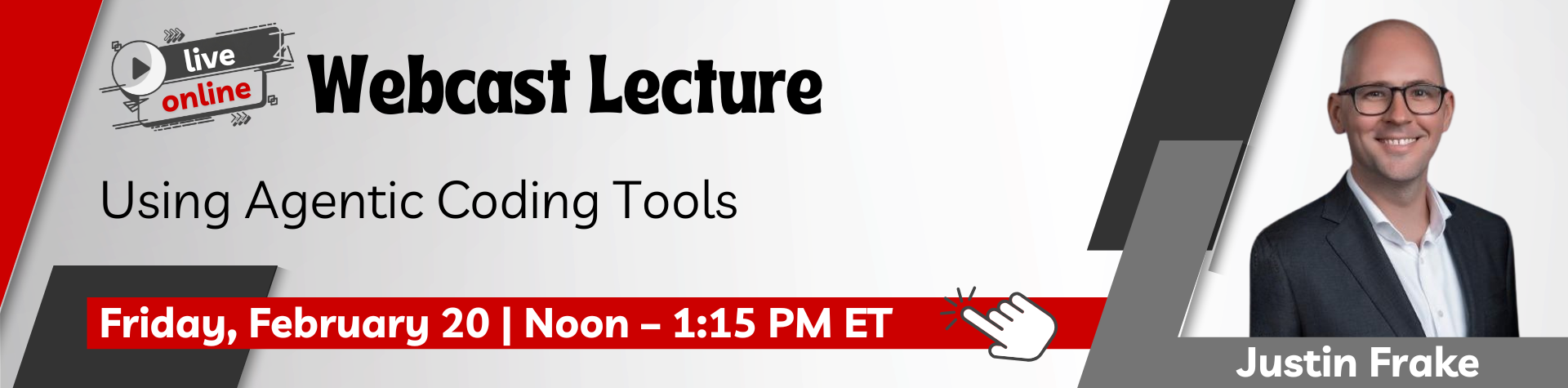 Webcast Lecture - Justin Frake