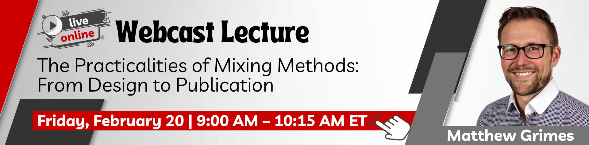 Webcast Lecture - Matthew Grimes