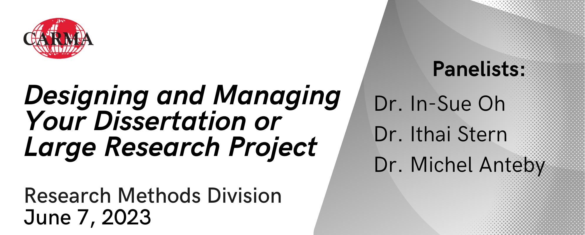 Designing and Managing Your Dissertation or Large Research Project