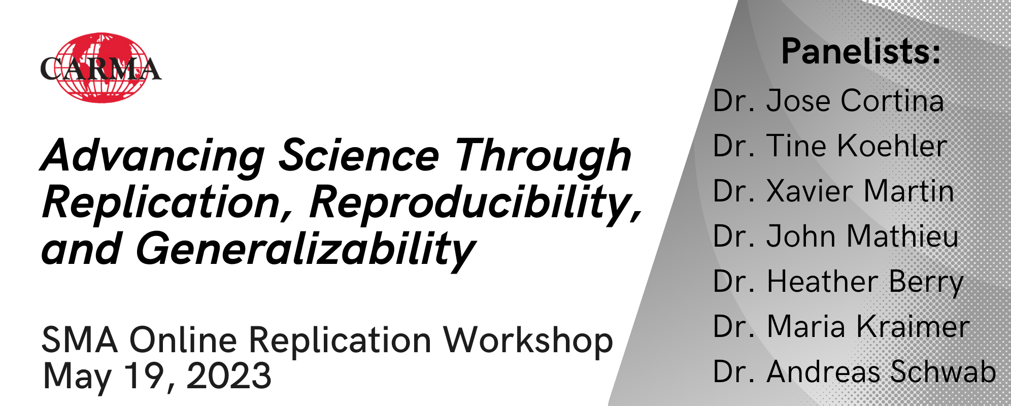 SMA Replication Workshop