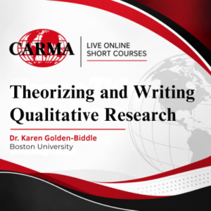 2027 January Online Short Course - Theorizing and Writing Qualitative Research