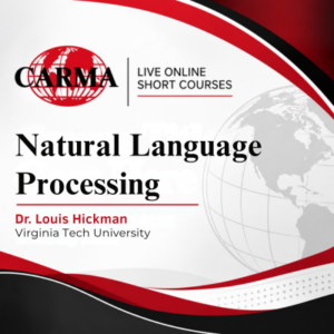 2027 January Online Short Course - Natural Language Processing